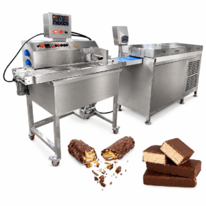 Chocolate Tempering and Enrobing Machine with Cooling Tunnel