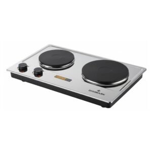 Digimark 2-Plate Built-In Hob – Stainless Steel Solid Plate Stove