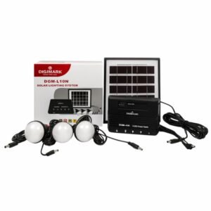 Digimark Solar Lighting System – Portable Power Bank Kit with 3 LED Bulbs