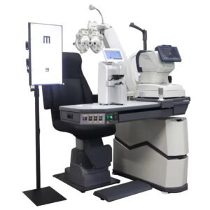 Ophthalmic Unit with Combined Table and Chair System