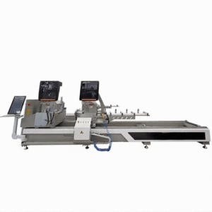 CNC Double Head Aluminium Window Cutting Machine – Automatic Precision Frame Processing System