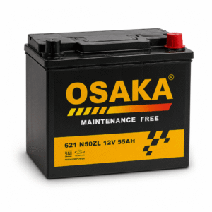OSAKA 621 Car Battery 12V 55Ah – Maintenance Free Automotive Battery