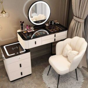 Multi-Functional Wood Dressing Table