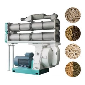 Home Farm Fish Feed Production Equipment 55kw Pellet Mill Poultry