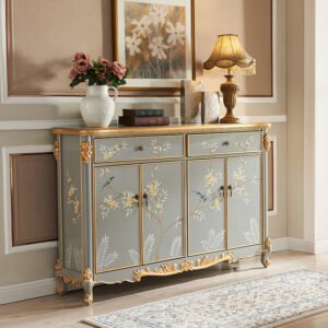Wood Cabinet Wholesale Retro Furniture Painted Storage Finishing Shoes